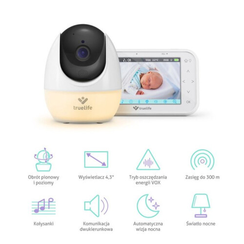Caméra de surveillance pour bébé TrueLife NannyCam R4 Pro 1