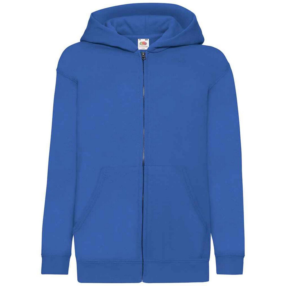 Fruit Of The Loom (7-8 Years, Royal Blue) Childrens/Kids Hooded Sweatshirt