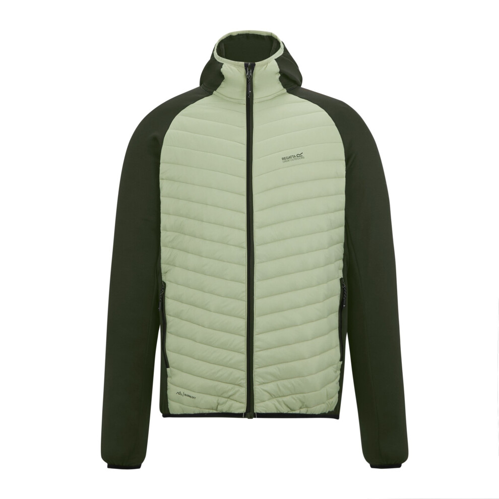 Regatta (Xxl, Light Sage/Dark Khaki) Mens Andreson Hybrid Jacket
