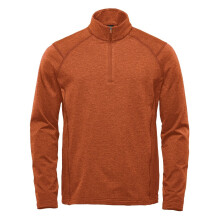 (XL, Rust Heather) Stormtech Mens Treeline Performance Quarter Zip Sweatshirt