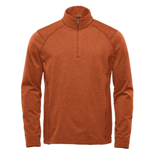 (XL, Rust Heather) Stormtech Mens Treeline Performance Quarter Zip Sweatshirt