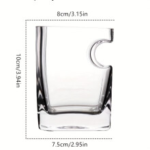 1 Piece Gift For Men, Cigar Whiskey Glass, Vintage Whiskey Glass With Dimpled Cigar Holder