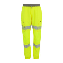 (L, Yellow) Regatta Mens Prolite Stretch Hi-Vis Trousers