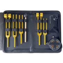 Stimmgabel Aus Aluminiumlegierung 128 Hz/256 Hz/384 Hz/136,1 Hz/528 Hz Klangtherapie-Stimmgabeln Schlaginstrumente D