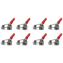 304 Stainless Steel Adjustable Pull Toggle Locking Clasp Lever Clamp Heavy Duty Toggle Bolts Clamps(8PCS)