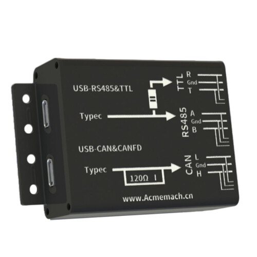 Adattatore da USB A CAN FD Debugger USB-CANFD Supporta USB A CANFD + RS485/TTL per Siti Industriali 1