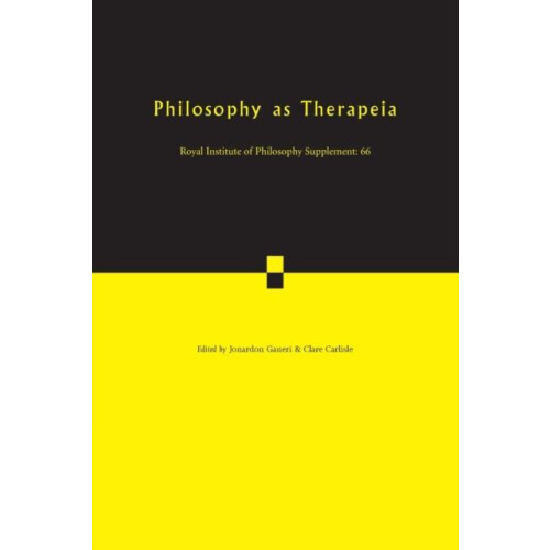 Philosophy as Therapeia Paperback Book