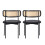 Velvet Dining Chairs (Set of 4), Modern Black 8