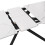 Extendable Marble Dining Table, 150-180cm Black & White 10