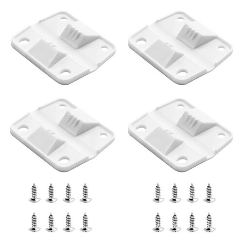 4pcs Durable Plastic Cooler Hinges Replacement Kit for  with Screws