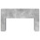 VidaXL vidaXL Headboard Cabinet with Storage Concrete Grey Engineered Wood 4