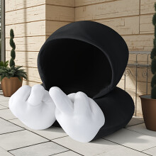 (Black 1) [U-förmiges Kissen] U-förmiges Kissen mit Kapuze, tragbar, für Reisen, Auto, Schlafen, Artefakt, Flugzeug, Auto, Halswirbelsäule,