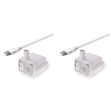 2X Ultrastille Waterpomp voor Waterfonteinen voor Huisdieren USB-Waterpomp met Duikvermogen DC5V