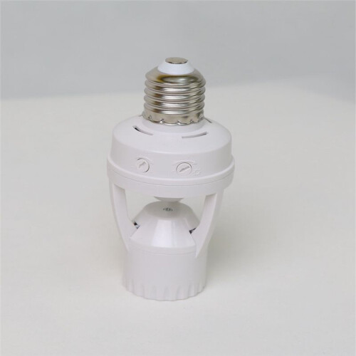 360 Degrees PIR Human Induction Motion Sensor LED Night Lamp Socket Base AC110V-220V Delay  Adjustable 1