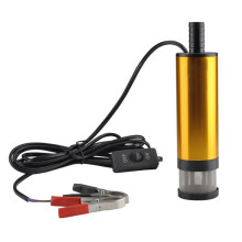Car Electric Fuel Pump 12V 51mm for Automatic Pumping Water Submersible 12L/Min Fuel Transfer Pump Aluminum