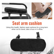 2Pcs Cuscino per Bracciolo per Sedia Memory Foam Comodo Rivestimento per Braccioli per Sedia da Ufficio per Gomiti
