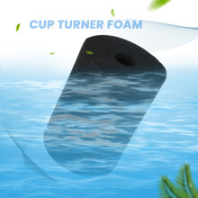 6 PeçAs Cup Turner Foam Tumbler Inserts para 3/4 Polegada Pipe Pipe Tumbler 10 Oz a 40 Oz Tumblers Crafting (Preto / Branco / Rosa)