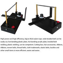 Hot Cutting Machine Manual Electric Heating Cutter for Ribbon Lace Braided Belts 220V Satin Cutting Machine EU Plug