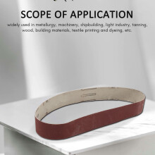 18Pcs Alumina Abrasive Belt 533X30 Brown Corundum Annular Abrasive Belt KX167 Abrasive Belt