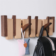 Wall MountedCoat Rack Hanging Hat Key Bags Holder Doorway Entrance Cloak Rack Home Decor Furniture B