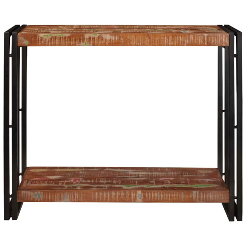 VidaXL vidaXL Console Table Multicolour 90 x 33 x 75 cm Solid Reclaim Wood 1