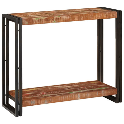 VidaXL vidaXL Console Table Multicolour 90 x 33 x 75 cm Solid Reclaim Wood 2
