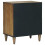 VidaXL vidaXL Bed cabinet with Drawer Brown 50 x 33 x 60 cm Solid Mango Wood 3
