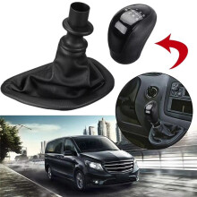 Car Shift Dust Cover Handle Hand 6-Speed Car Shift Lever for W639 VITO Shift Lever Accessories