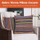 Conjunto de 2 Fronhas Bohemian Throw Fronhas Decorativas Boho Mexican Retro Stripe Multicolor, para Sofá 18X18 Polegadas 2