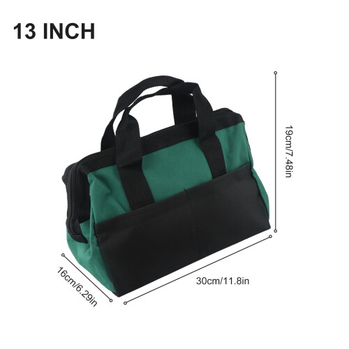 Bolsa para ferramentas multifuncional impermeável em tecido Oxford, tamanho 13/14/16/19/20 polegadas.