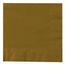 Glanzende gouden lunchservetten (50 stuks)