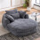 (Grey) Modern Oversized Chaise Lounge Sofa for Living Room 1