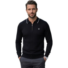 (Black, S) Cappuccino Mens Polo Shirts Golf Tee