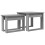 VidaXL vidaXL Coffee Table Set 2 pcs Grey Sonoma Engineered Wood 2