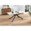 Extendable Marble Dining Table, 150-180cm Black & White 14