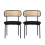 Velvet Dining Chairs (Set of 4), Modern Black 7