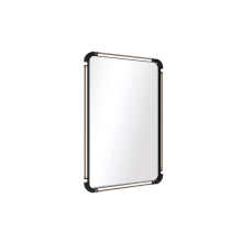 Industrial Large Rectangular Wall Mirror For Bedroom