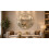 Prism Art Wall Mirror Plastic Frame Gold 60x59x5Cm 1