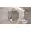 Prism Art Wall Mirror Plastic Frame Gold 60x59x5Cm 4
