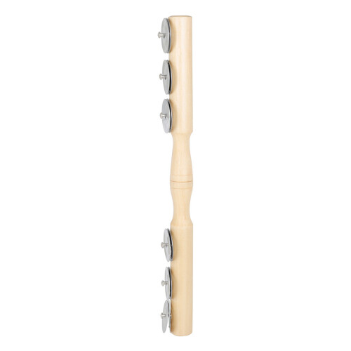 Single Row Handheld Tambourine Hand Bells Shaker Rattle Handheld Percussion