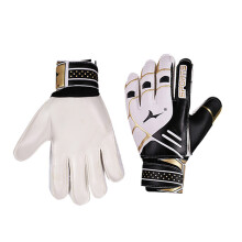 2Pcs Finger Protections Non-Slip Breathable Gloves Strong Grip Goalkeeper Black size 8