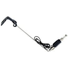 Fishing Line Bites Indicator Accessory with Metal Arm and Counterweight Body White