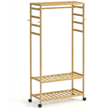 Bamboo 4-in-1 Open Wardrobe with Shoe Rack