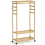 Bamboo 4-in-1 Open Wardrobe with Shoe Rack 1