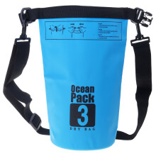 Floating Bag Roll Top Sack for Kayak Rafting Swimming Outdoor Gear Dry Backpack Blue 3L