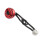 Fishing Reel Handle Aluminium Alloy Handle Double Color Handle For Reddish black 1
