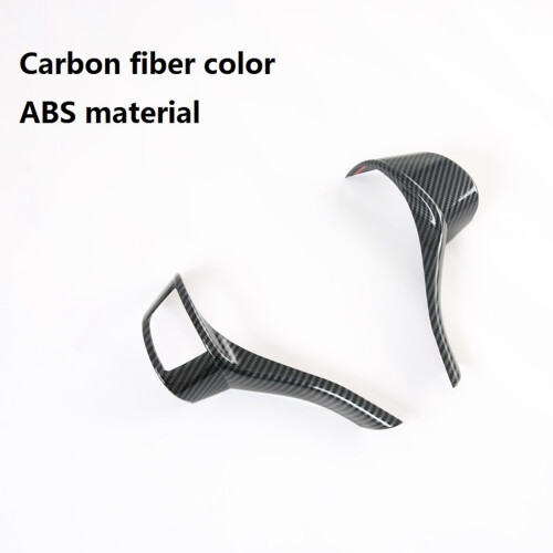 Car Steering Wheel Panel Button Cover Trim with Car Front Reading  Light Lamp Frame Cover Trim Sticker 2