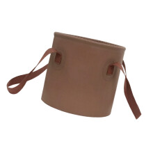 Camp Utility Bucket with Round PVC Form for Water Carry Tasks 10L