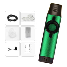 Professional Kazoo Aluminum Alloy Kazoo Woodwind Instrument Musical Instrument Green