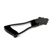 6 String Electric Guitar Trapeze Tailpiece Bridge for Hollow Body Archtop Guitar Black